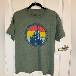 Disney World T-Shirt with Castle Graphic